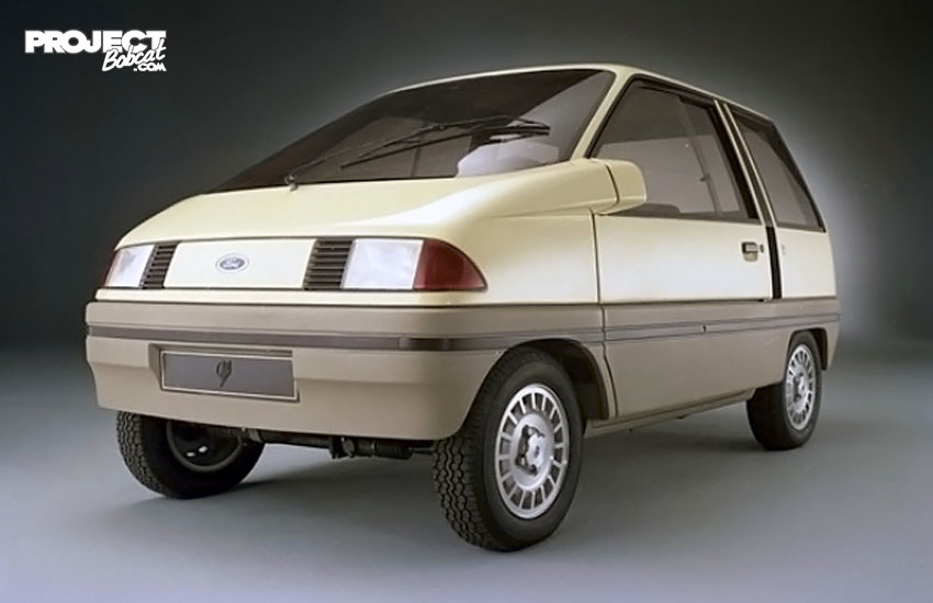 Fiesta Ghia alloy wheels fitted to Pockar concept car