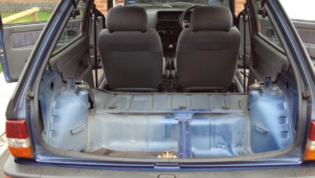 ford fiesta xr2 with stripped out interior