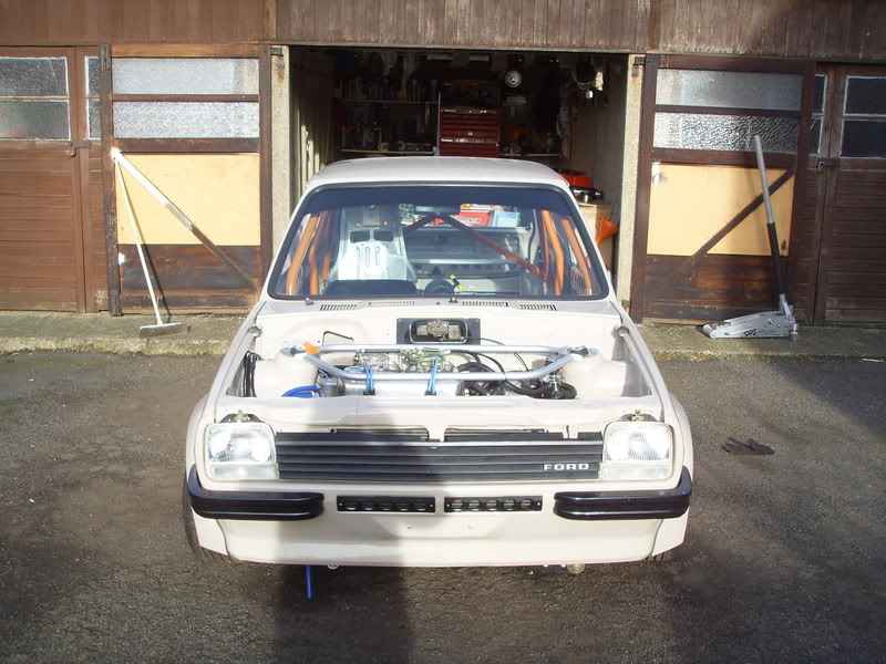 Mk1 Ford Fiesta with front quarter bumpers