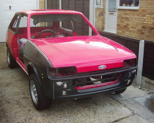 Mk2 Fiesta with new wings and front panel