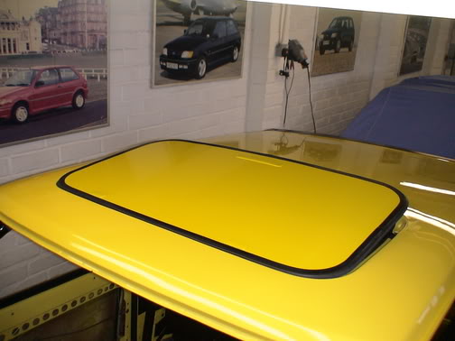 Mk2 Fiesta XR2 polycarb sunroof