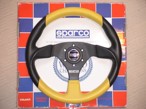 sparco steering wheel