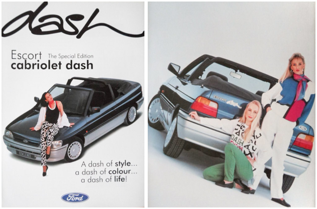 Limited edition ford escort dash cabriolet