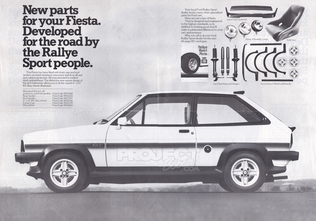 Fiesta Mk1 Rallye Sport poster