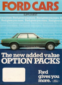 Ford Cars Option Packs Supplement 1981