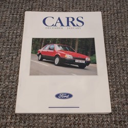 Ford Cars Brochure December 1988 to January 1989