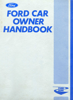 Ford Car Owner Handbook