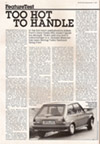 Motor December 1984 - Page 10 - Feature Test - Too Hot To Handle