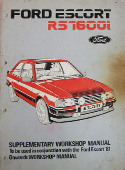 Mk3 Escort RS1600i Workshop Manual