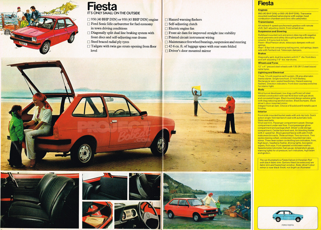 Mk1 Ford Fiesta Base brochure
