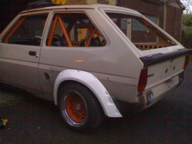 Rally style arches for a Mk1 Ford Fiesta