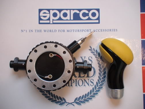 sparco gear knob