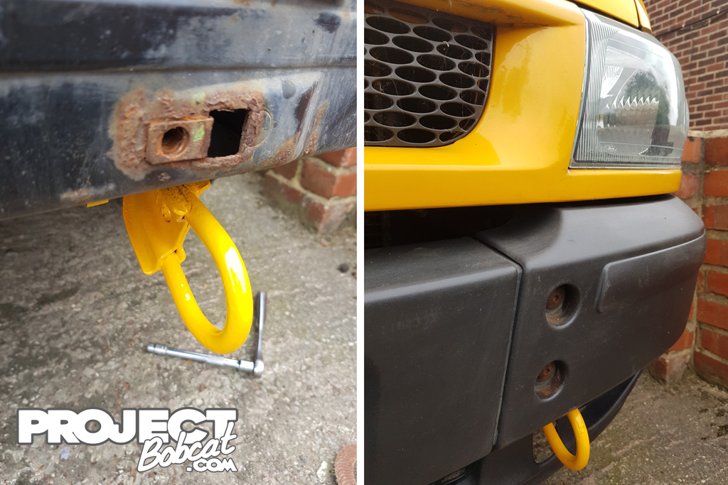 2003 Ford transit towing eye painted factory Saffron yellow